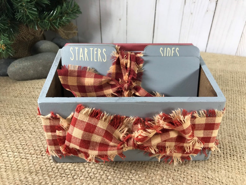 perfect for beginner cook Open style 4 x 6 RECIPE Box includes Dividers and 24 recipe cards
