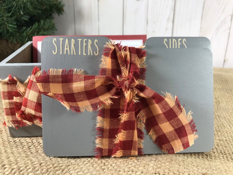 perfect for beginner cook Open style 4 x 6 RECIPE Box includes Dividers and 24 recipe cards