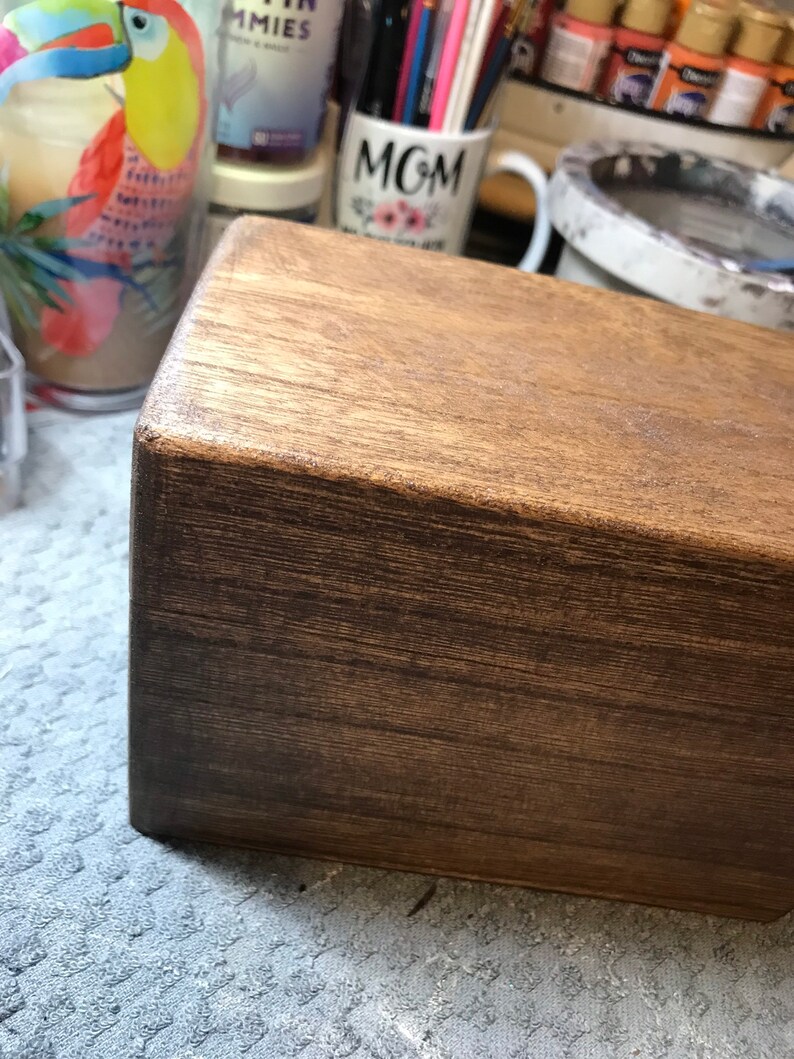 Unfinished wood RECIPE BOX 4 x 6 DIY project Etsy