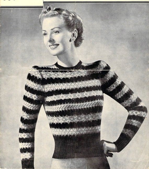 Vintage fair isle Clearance