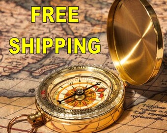 Compass, Engraved Compass, Personalized Compass, Valentines Day, Christmas Gift, Anniversary Gift, Fathers Day, Mothers Day, Groomsmen Gift