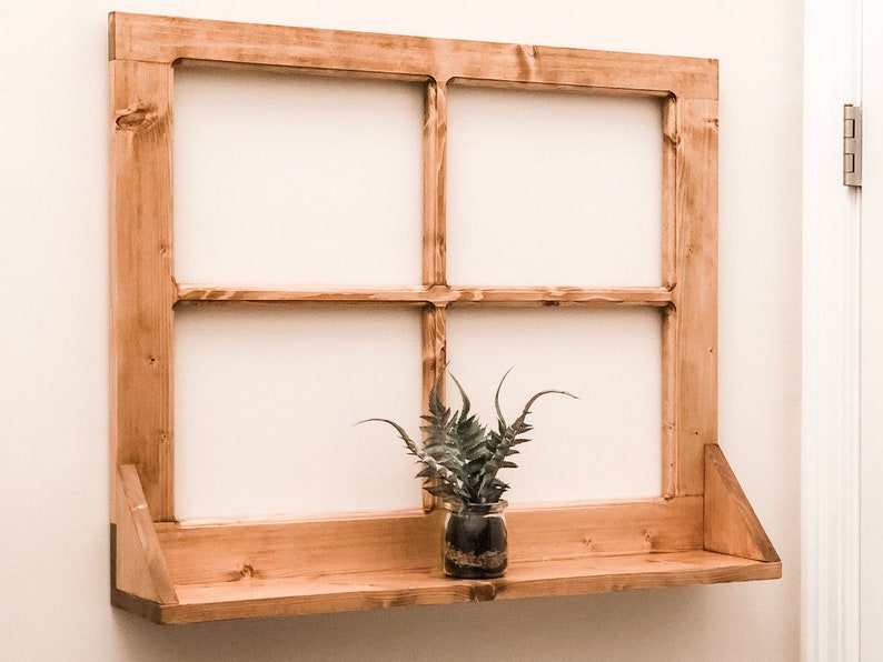 Window Frame Wall Decor Farmhouse 4 Pane Rustic