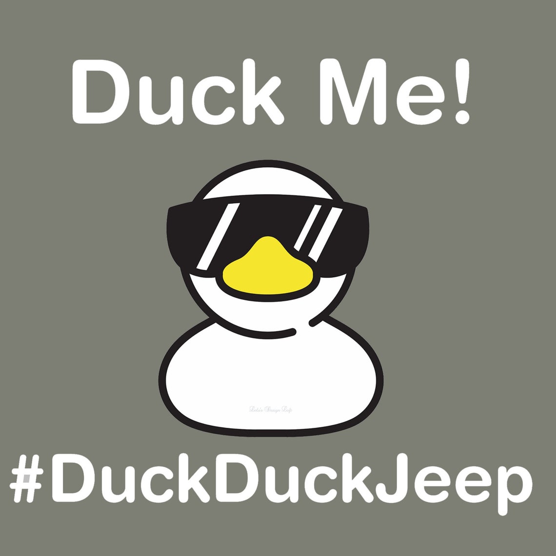 Duck Me Ducking Jeep Decal DuckDuckJeep Decal Jeep Etsy