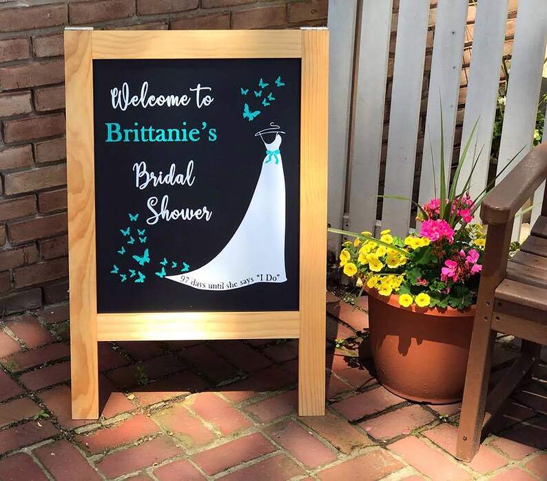 Bridal Shower Sign - Bridal Shower Decor - Baby Shower Sign - Shower shops Welcome Sign - Shower Ideas - Rustic Bridal Shower - Wedding Sign