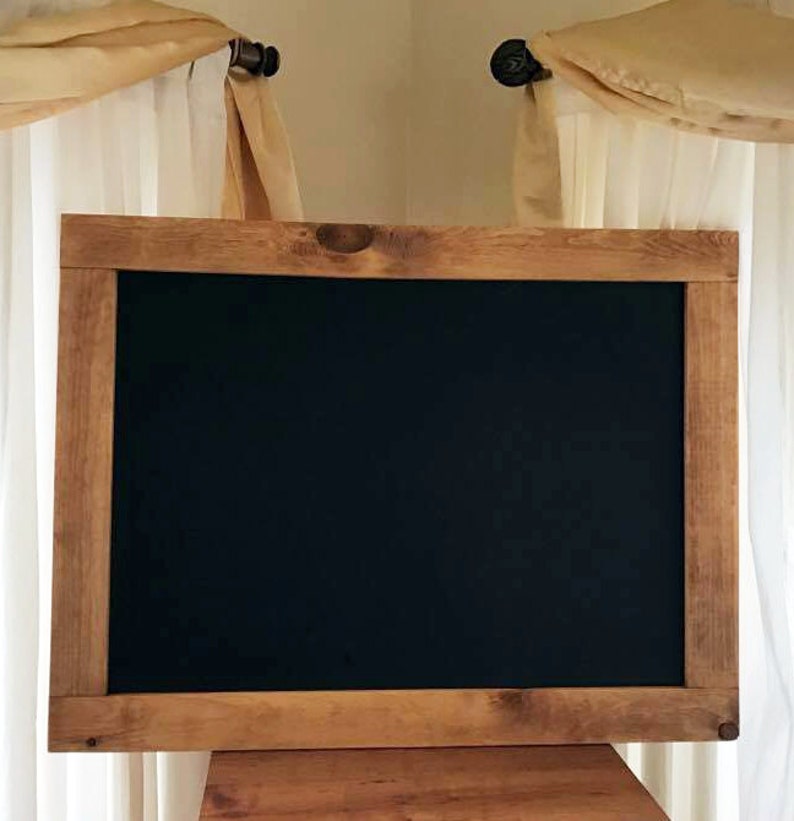 Rustic chalkboard Framed Chalkboard Chalkboard Easel Etsy