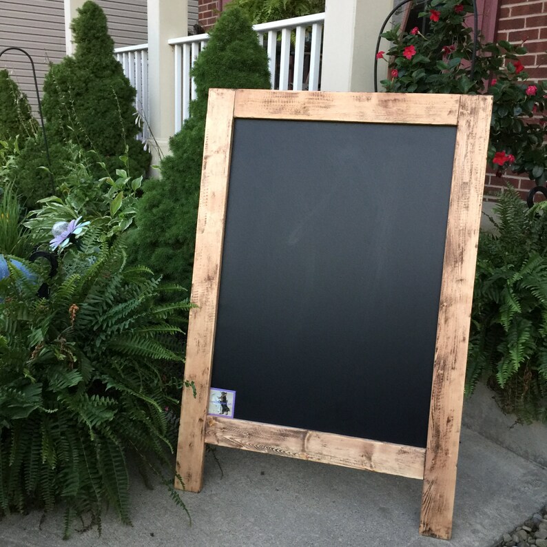 Wedding Chalkboard Chalkboard Sign Sidewalk Sign Outdoor Etsy
