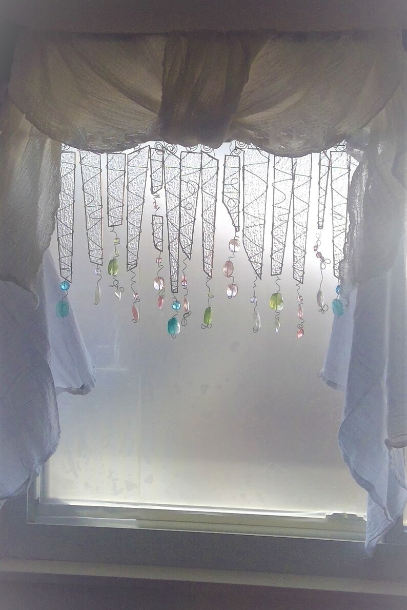 pastel valance window treatment girl/'s decor romantic stained glass valance 2019 trending window valance, upscale valance
