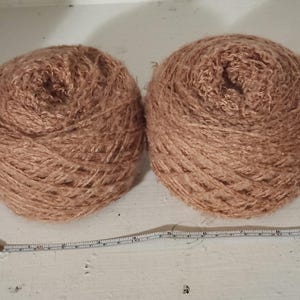 Reclaimed Sweater Yarn, Acrylic and Polyester, Unraveled Clothes, Secondhand, Eco Friendly and Sustainable, Fuzzy Pink 1000 yds
