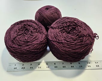 Reclaimed Cotton and Natural Fiber Blend Yarns From Unraveled Secondhand Sweaters