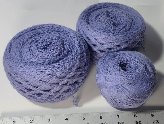 Reclaimed Cotton and Natural Fiber Blend Yarns From Unraveled Secondhand Sweaters