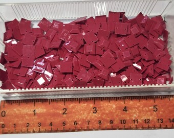 Lote de cuentas de plástico recicladas para coser, reutilizadas.