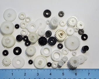 Reclaimed Odd and Eccentric Beads, Upcycled Bead Lot, Various Shapes and Sizes, Repurposed from Secondhand Goods, Rubber, Crochet