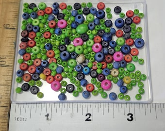 Cuentas de concha o hueso recuperadas, grandes y pequeñas, lote de cuentas recicladas, varias formas y tamaños, reutilizadas a partir de artículos de segunda mano, 3
