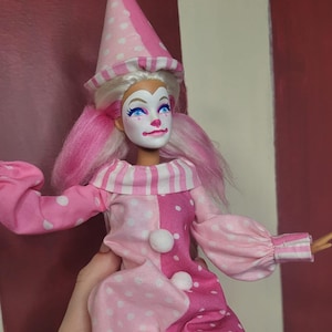 Barbie Rodeo Clown Clown Barbie Doll Repaint Ooak - Etsy