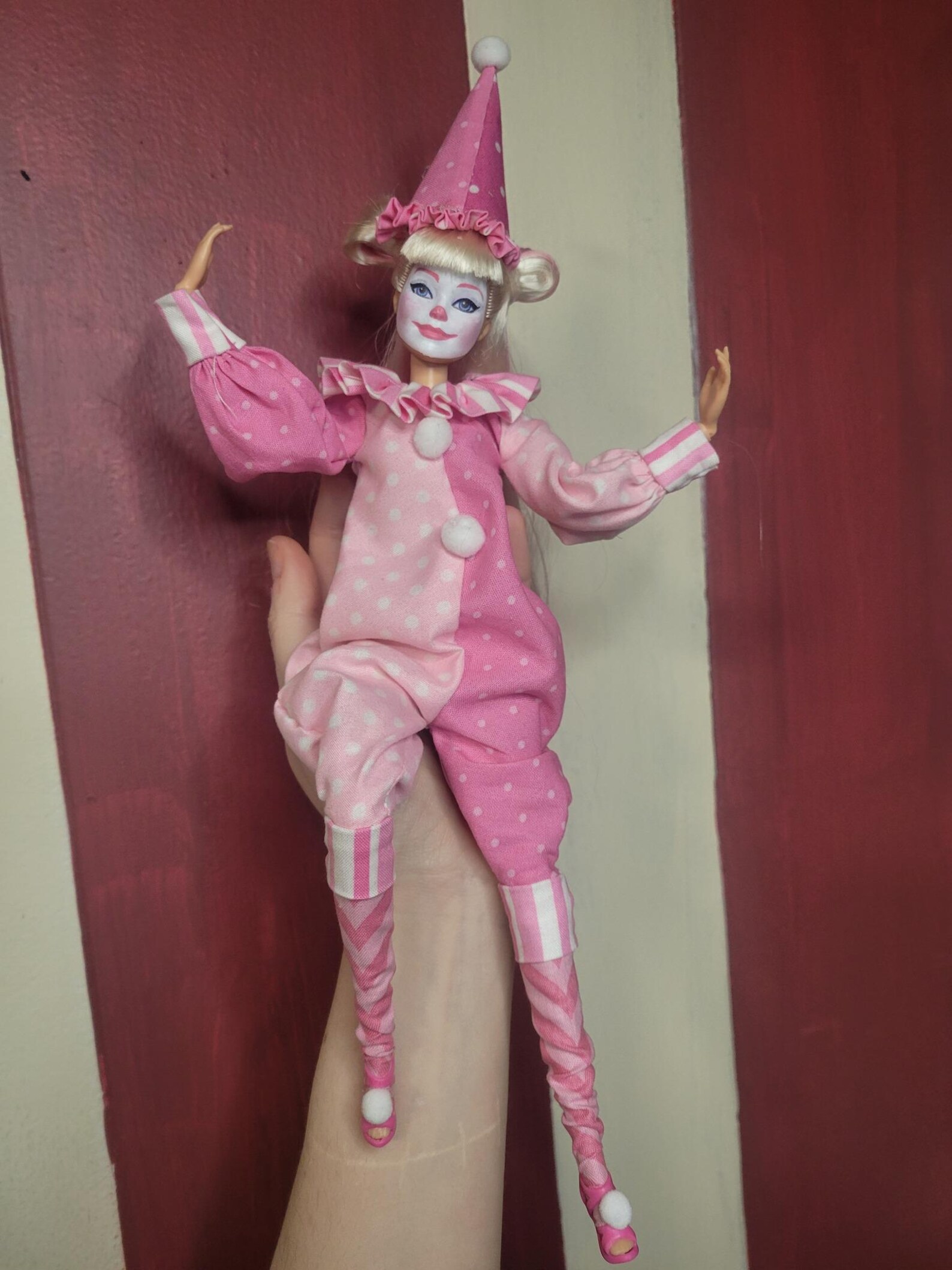 Barbie Rodeo Clown Clown Barbie Doll Repaint Ooak - Etsy