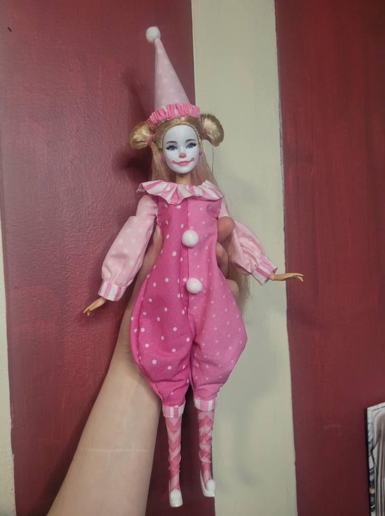 Barbie Rodeo Clown Clown Barbie Doll Repaint Ooak - Etsy