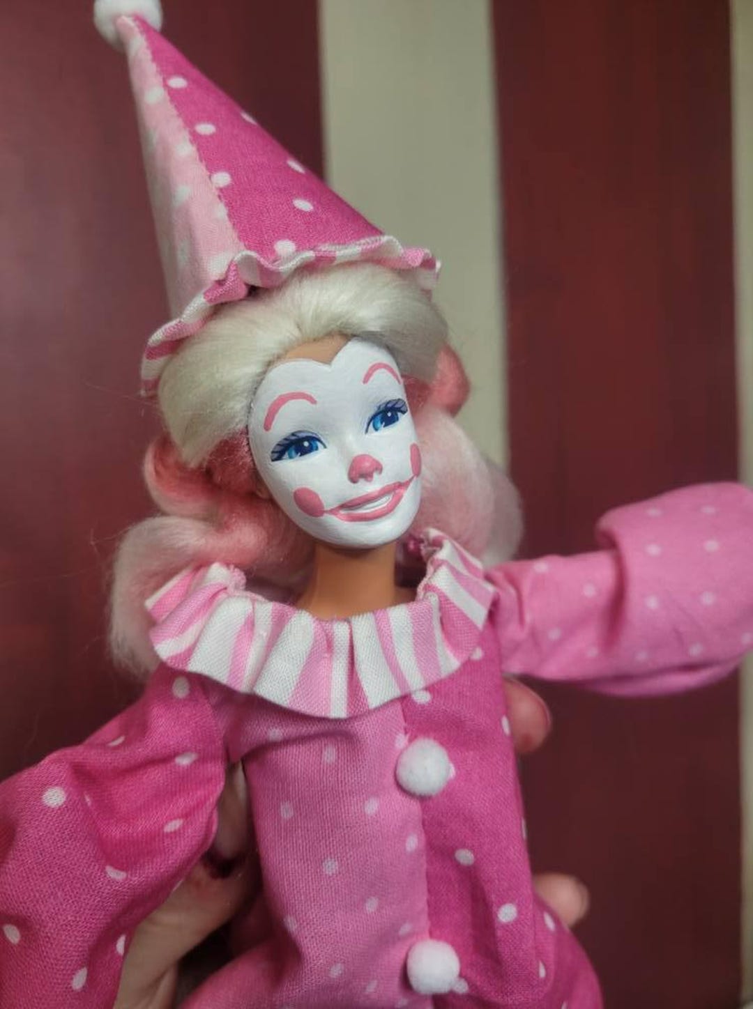 Barbie Rodeo Clown Clown Barbie Doll Repaint Ooak - Etsy