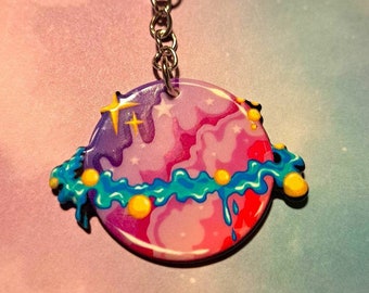 Planet Keychain