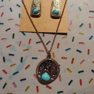Southwestern  Jewelry set - Earrings and Necklace