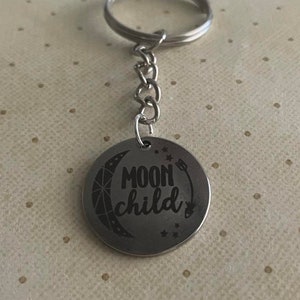 Moon Child Keychain