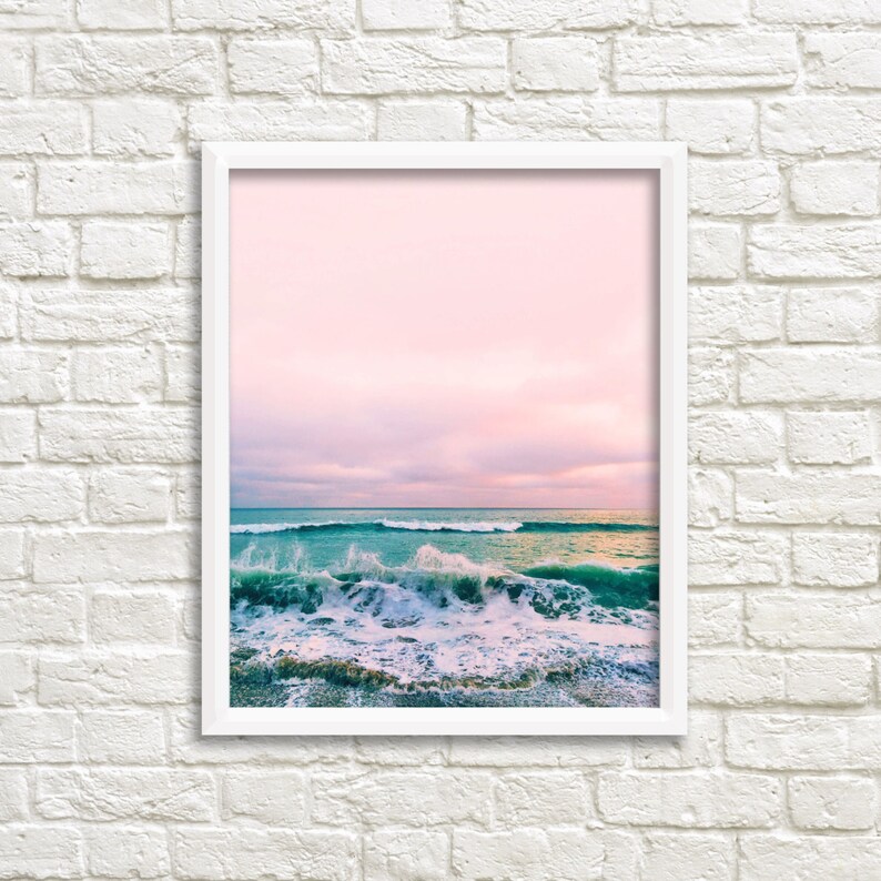 Beach Print, Coastal Photo Wall Art, Ocean Print, Coastal Beach