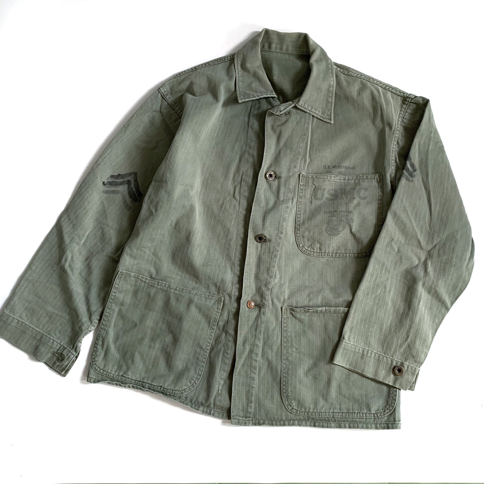 1940s Usmc World war 2 P41 HBT Jacket Original True Vintage | Etsy