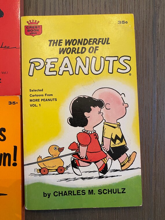 Vintage Lot of 5 Peanuts Charlie Brown Books - Etsy Canada