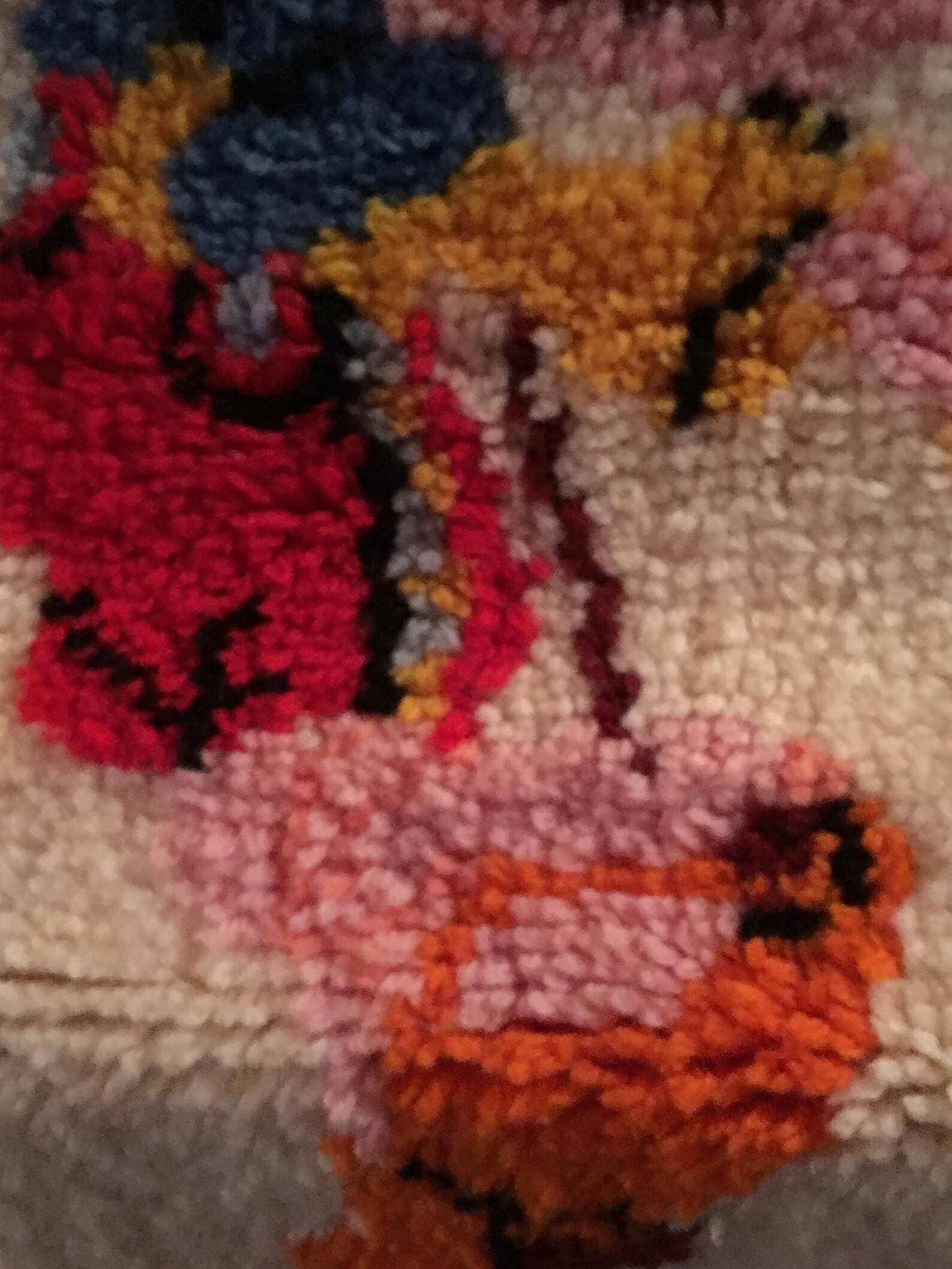 Vintage Shillcraft Latch Hook Rug Kit Pinocchio Complete 21 X Etsy