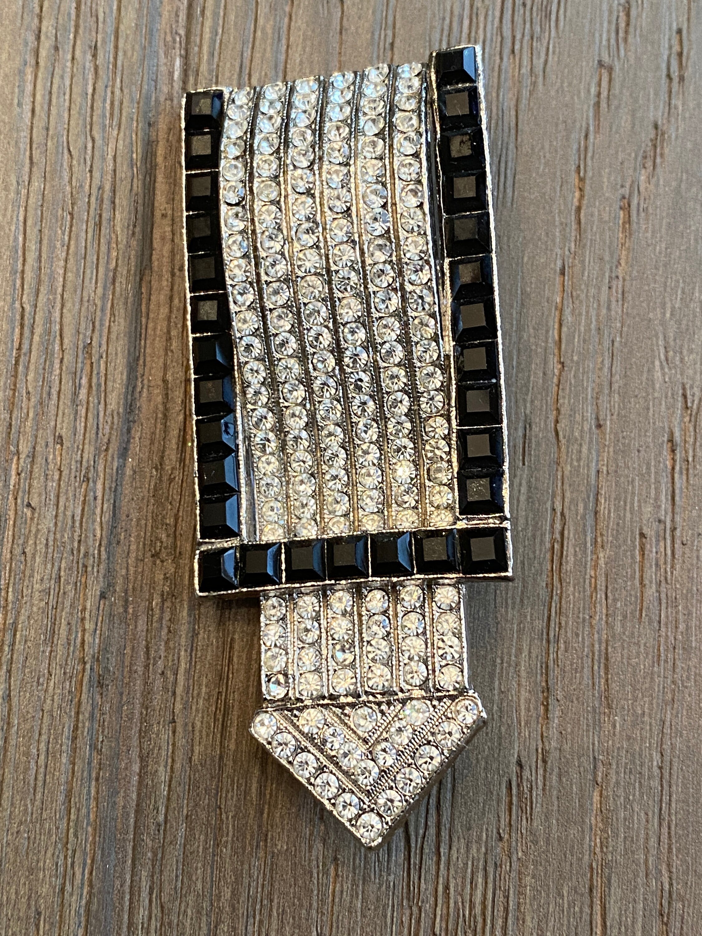 Butler & Wilson Vintage Black and White Crystal Rhinestone Butler & Wilson Vintage Black and White Crystal Rhinestone