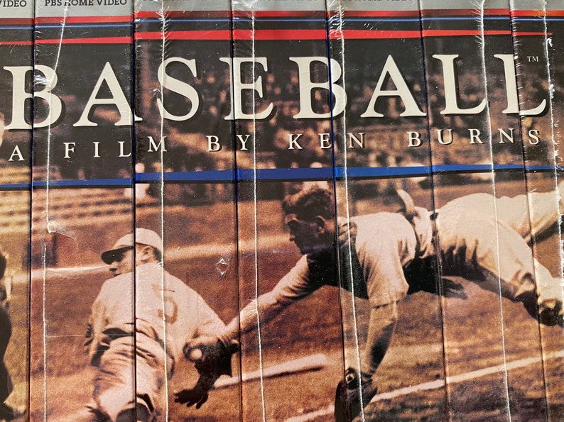 Baseball A Film by Ken Burns 9 VHS Box Set. 1994. Brand New Etsy
