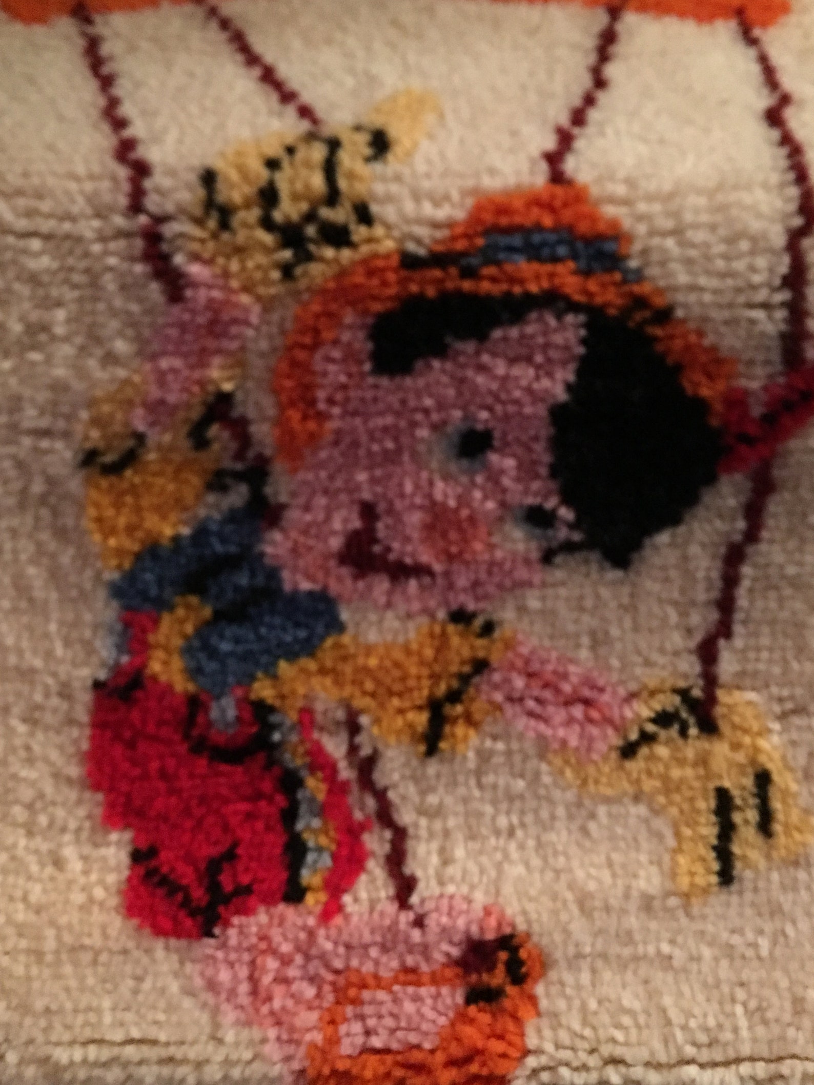 Vintage Shillcraft Latch Hook Rug Kit Pinocchio Complete 21 X Etsy