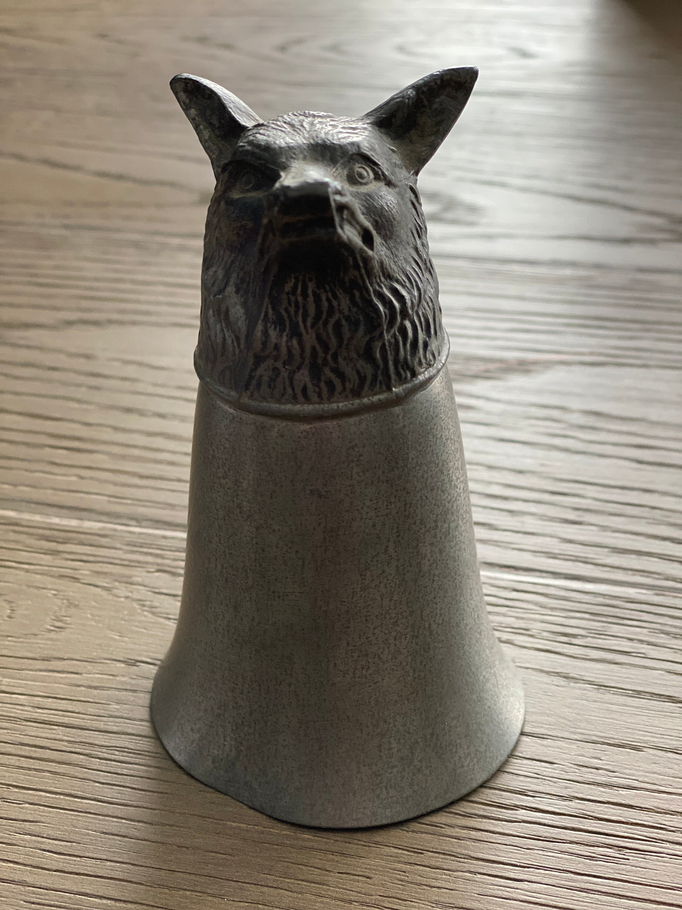 Wolf Stirrup Cup - Etsy