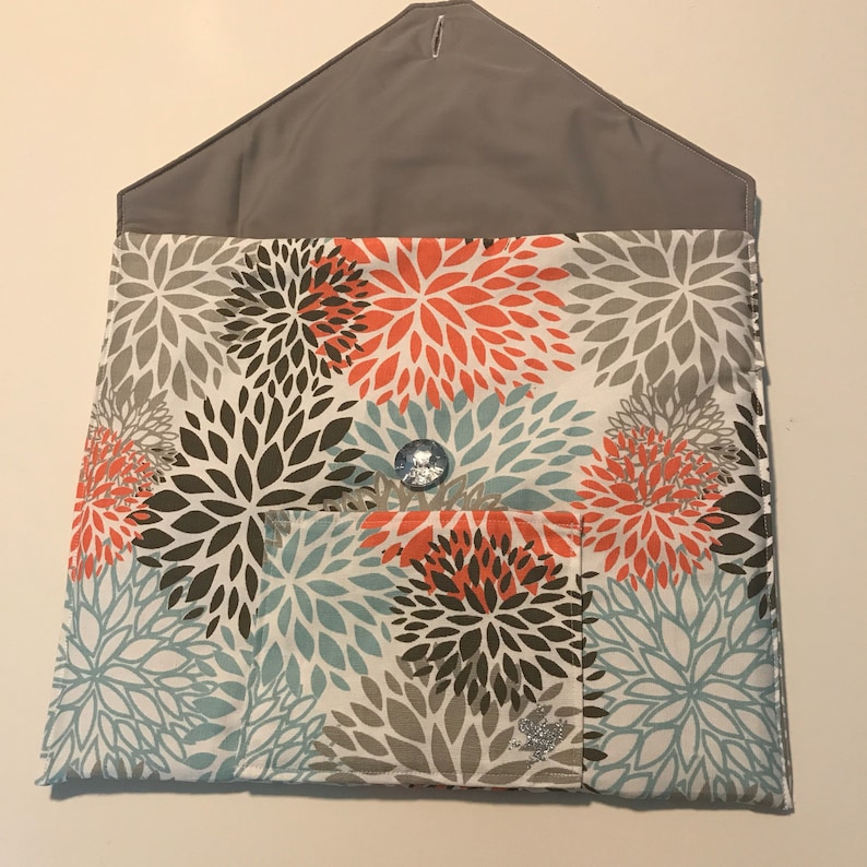 Gray And White Arrow “Quilted” Hand Made Cricut Bright Pad Case Cover