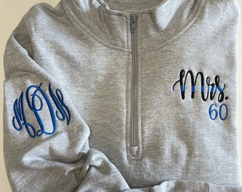 Police wife Mrs. sweatshirt, police wife gift, police badge number, LEOW LEO, thin blue line shirt, new police wife engagement gift