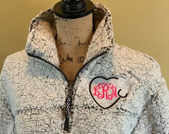 nursing sherpa pullover