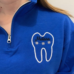 Orthodontist Gift, Personalized Ortho shirt, Orthodontist pullover jacket sweatshirt, gift for orthodontist, orthodontist assistant, plus