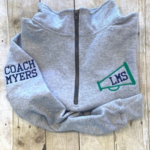 Personalized cheer jacket cheer mom shirt cheer coach gift | Etsy