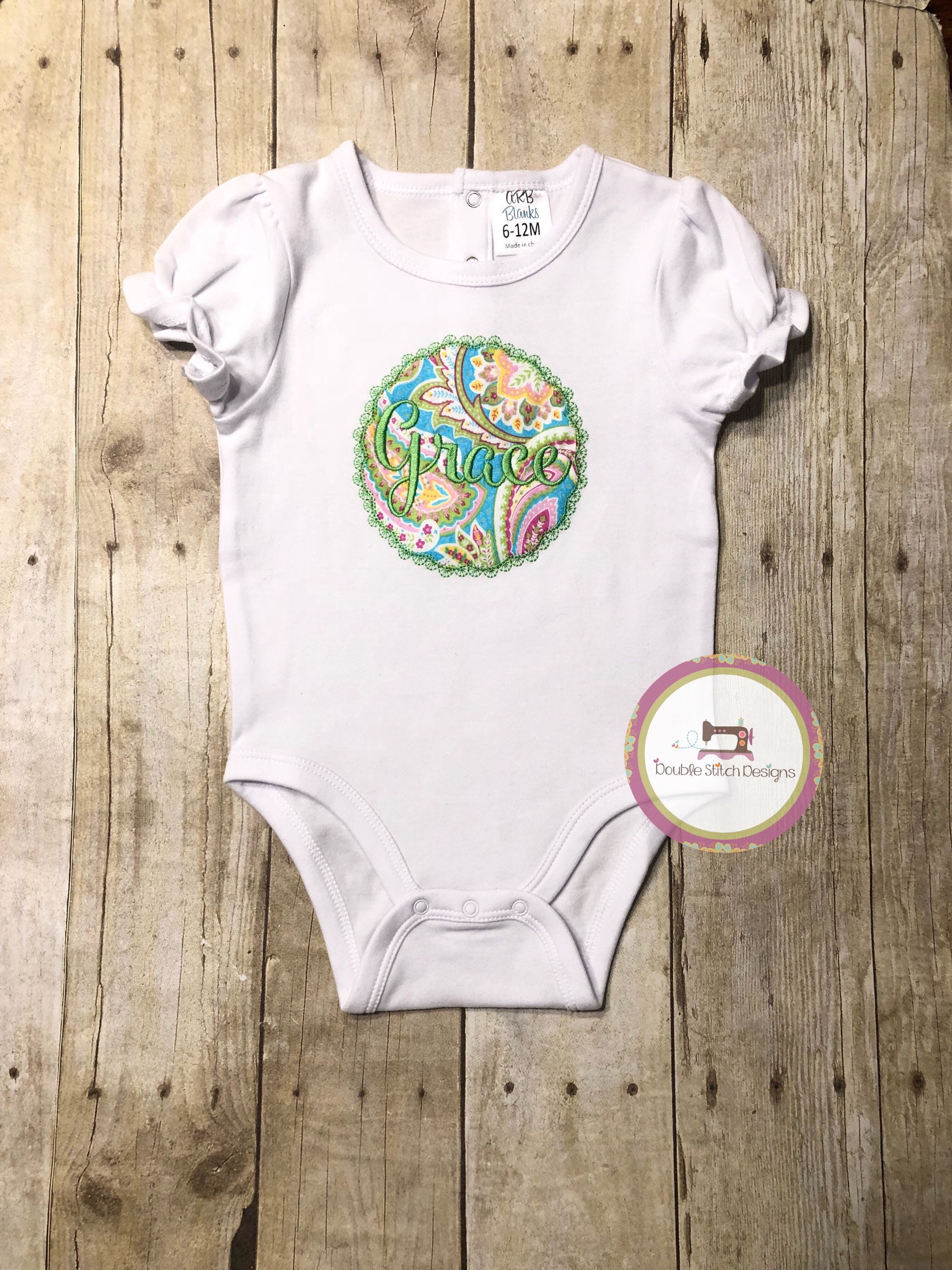 baby clothes personalized embroidery