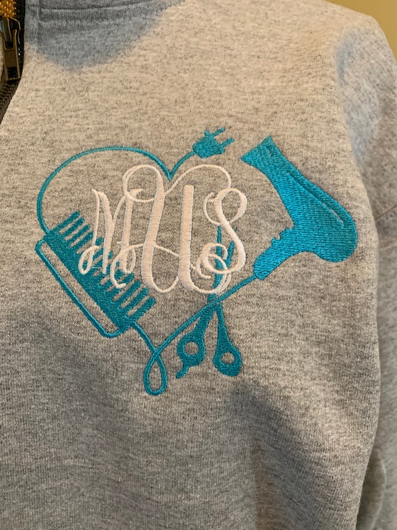 Hair Dresser Gift Monogrammed Hair Stylist Gift Beautician Etsy