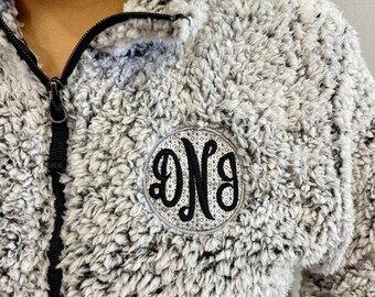 Monogrammed Sherpa Women Personalized Gift for Her Sherpa 