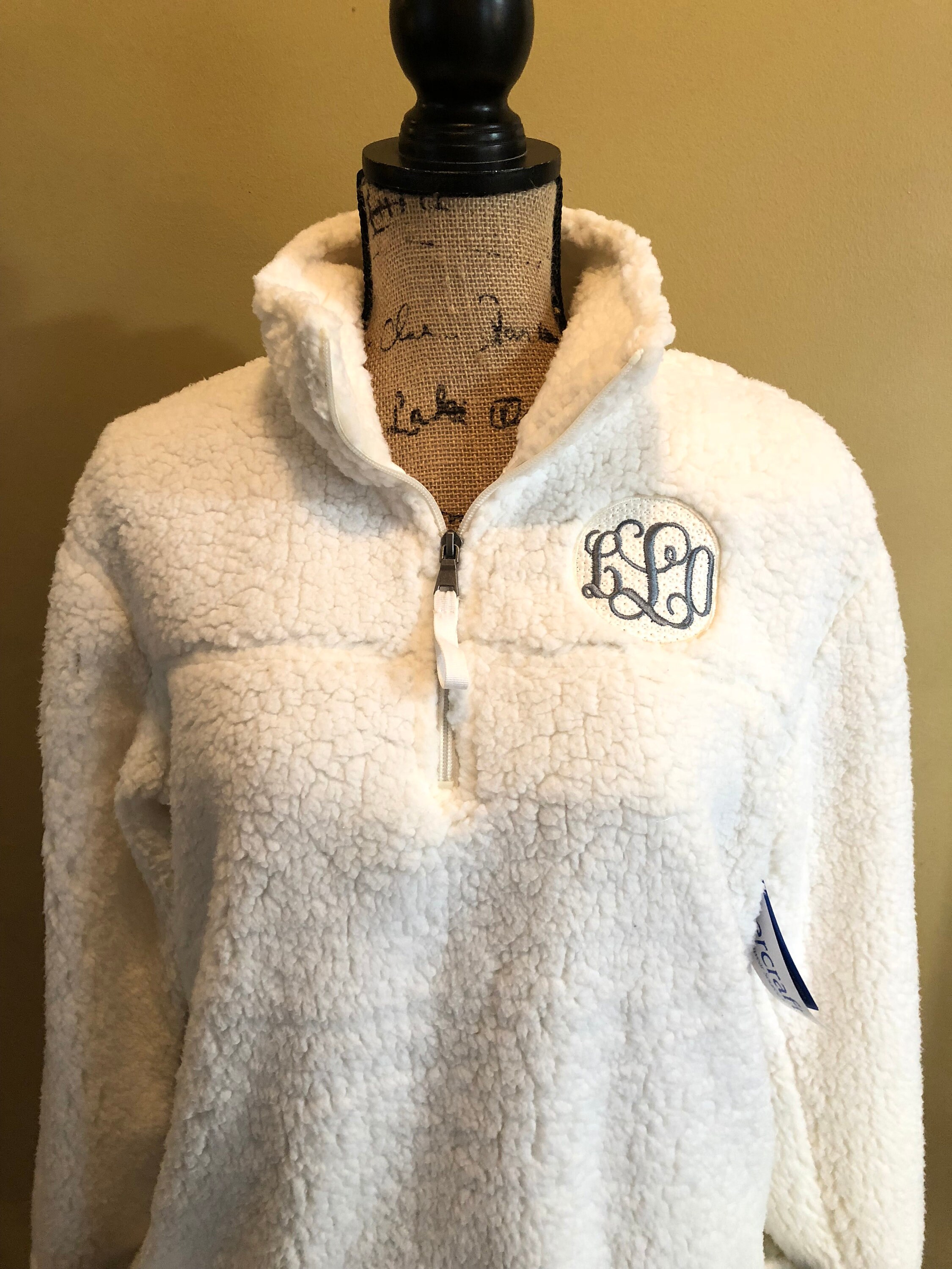 sherpa sweater white