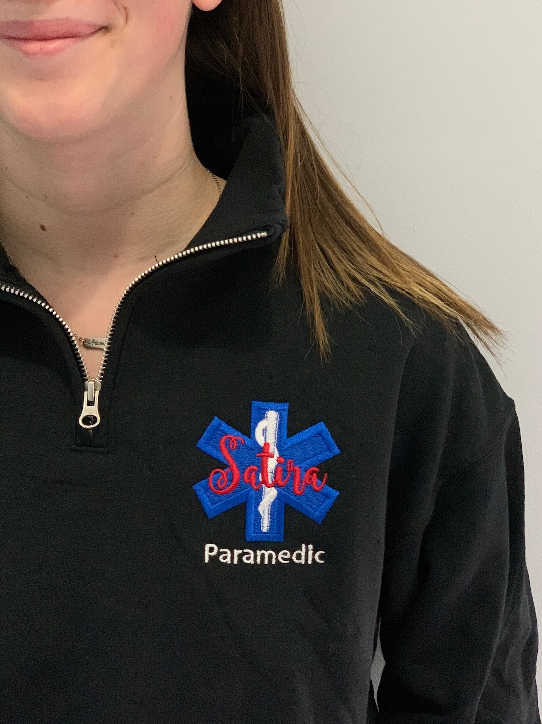 Sudadera de paramedico camisa de primera respuesta jersey EMT diseno de estrella de la vida regalo para paramedico chaqueta EMT personalizada mas tamano tambien Etsy Mexico
