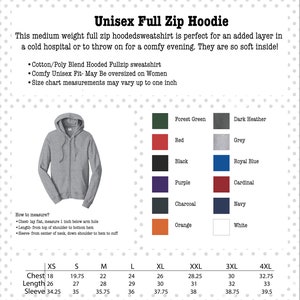 custom embroidered, full zip sweatshirt, unisex sizing, comfy baggy fit, hoodie with pockets, soft jacket, cotton/poly blend, gray, black, dark heather, blue, red, orange, navy, green