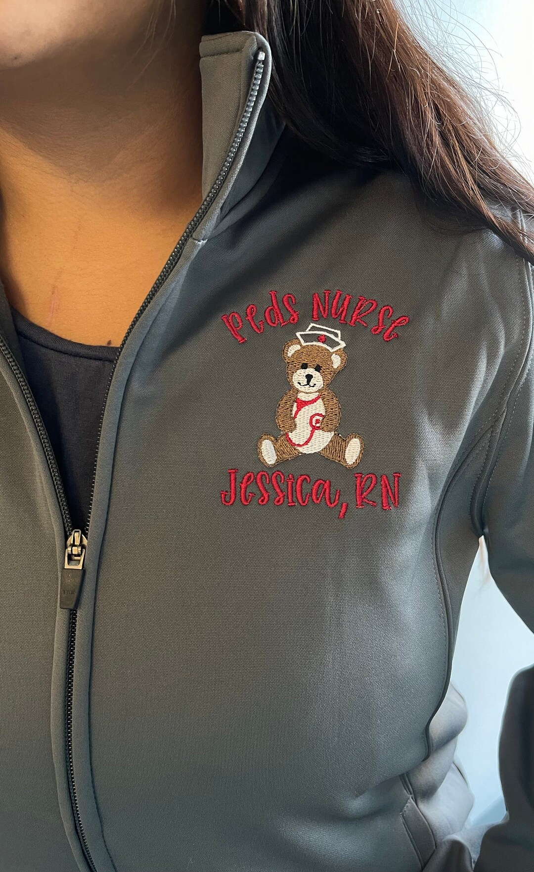 Pediatric Nurse Jacket, Personalized Gift for PICU or Nicu Nurse, RN