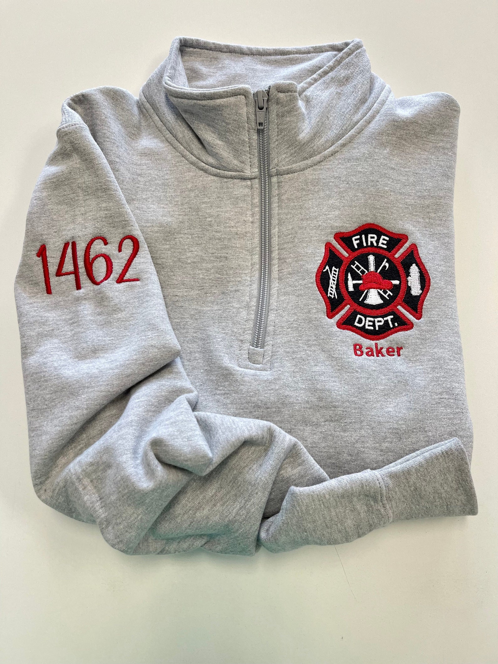 Personalized Gift for Firefighter, Custom Fire Department Name, Badge ...