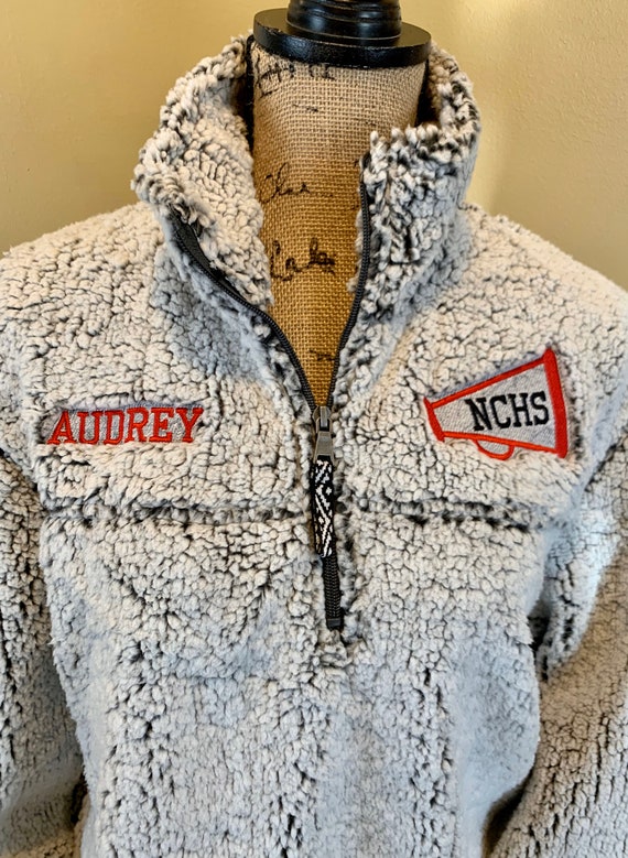 vintage broderie cheer track jacket