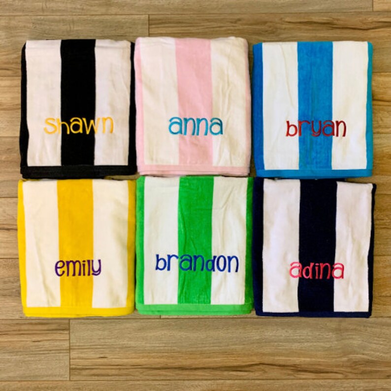 Mr and Mrs beach towels Beach honeymoon Wedding gift couple Etsy