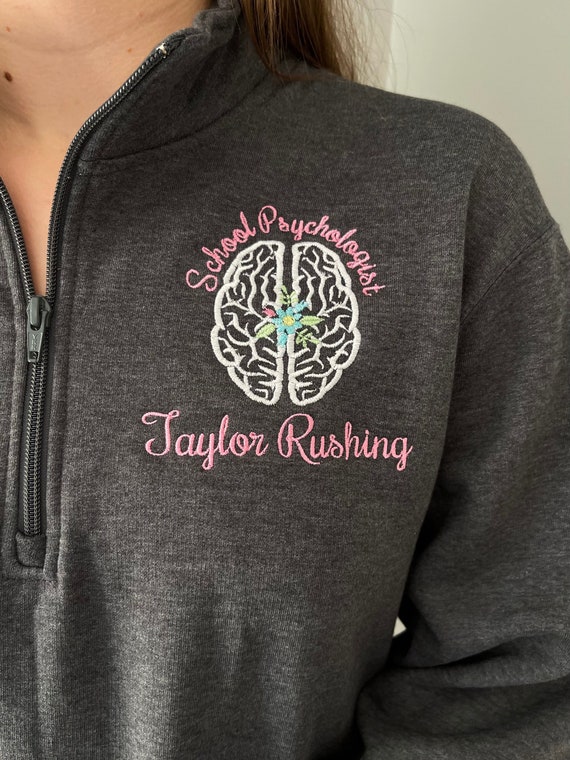 School psychologist gift for women, counselor or therapist sweatshirt, mental health shirt, psychology major,  social worker shirt