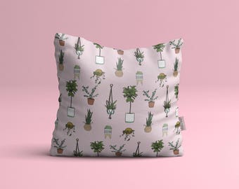 Pillow cover • small plants
