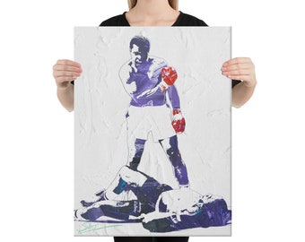 Muhammad Ali "The Greatest" Boxing Canvas